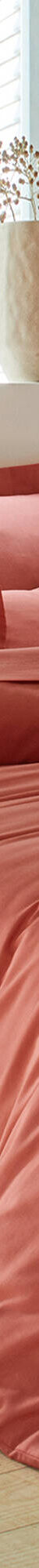 Linge de lit uni coton  (terracotta) Linge de lit uni coton  (terracotta)